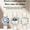 18mm Ceramic+Metal Strap for Huawei Watch GT5 Pro 42mm Women's Bracelet Watchband for Huawei Watch GT5/GT4 41mm Belt Accessories