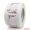50-500pcs 1inch Blue Thank You Stickers For Envelope Sealing Labels Stationery Supplies Handmade Wedding Gift Decoration Sticker