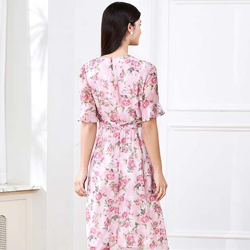 JESSIE V-Neck Floral Elegant Dress DP5SCL135