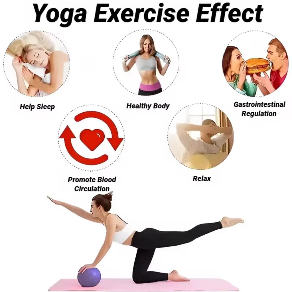Nové 25cm cvičení s míčem na jógu Gymnastika Fitness Pilates Balanční Cvičení Tělocvična Fitness Základní míč na jógu Halový trénink Míč na jógu