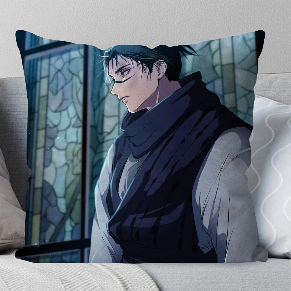 Choso Jujutsu Kaisen Anime Pillow Case Square Pillow Bedroom Sofa Leisure Comfort Cushion Car Living Room Home Decoration 40X40