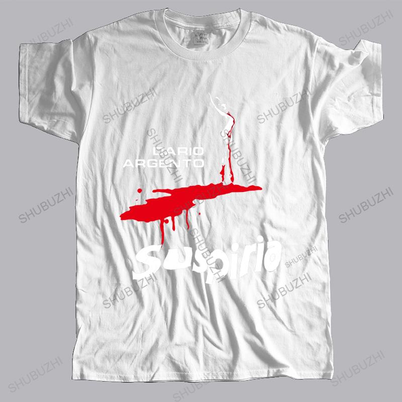 Male streetwear Tshirt luxury cotton T shirt Brand Clothing Suspiria Dario Argento summer Unisex O-neck Teeshirt Size