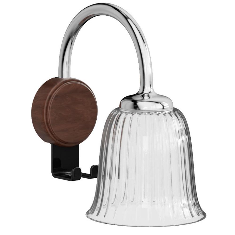 

No Drill Installation Flower Toothbrush Cup Holder Wall-Mounted Space-Saving Design Countertop Organizer Bathroom Accessories коричневий