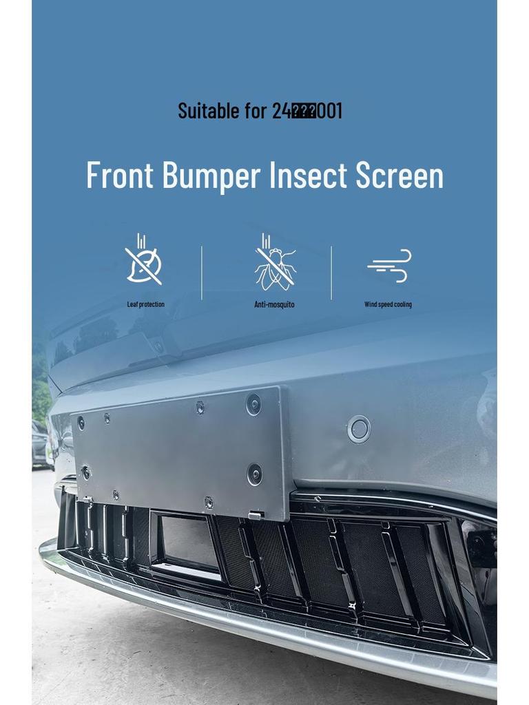 2024 Zeekr 001 Grille Anti-Insect Net: Front Face & Radiator Protection