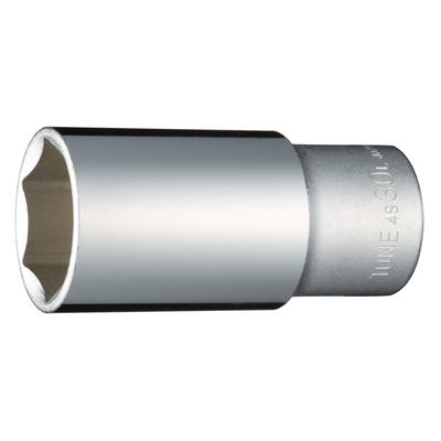TONE Deep Socket Drive Angle Width Across Flats 30mm (Hexagonal) 4S-30L 12.7mm (1/2")