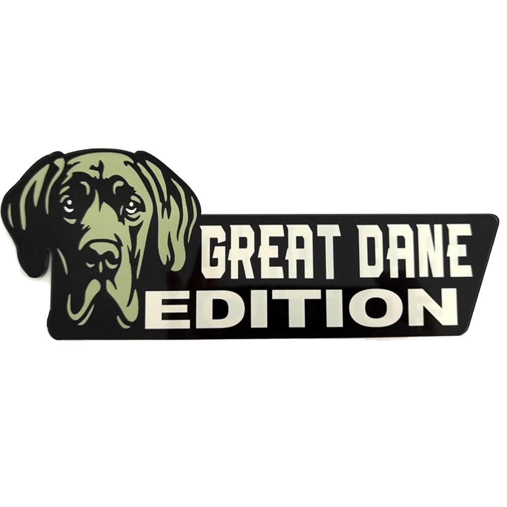 Emblema de carro para cachorro Emblema de carro, Emblemas de carro de edição para cachorro, Emblema de caminhão com classificação de emblema de cachorro 3D, Adesivos de decalques de emblema automotivo de acrílico para cães