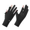Sun Protection Gloves UV Proof Thin Summer Anti Slip Breathable Sunshade Driving and Riding Touch Screen Ice Silk Gloves for Men and Women