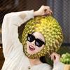 Funny Simulation Durian Hat Soft Cartoon Plush Hat Cute Durian Headgear  Funny Performances