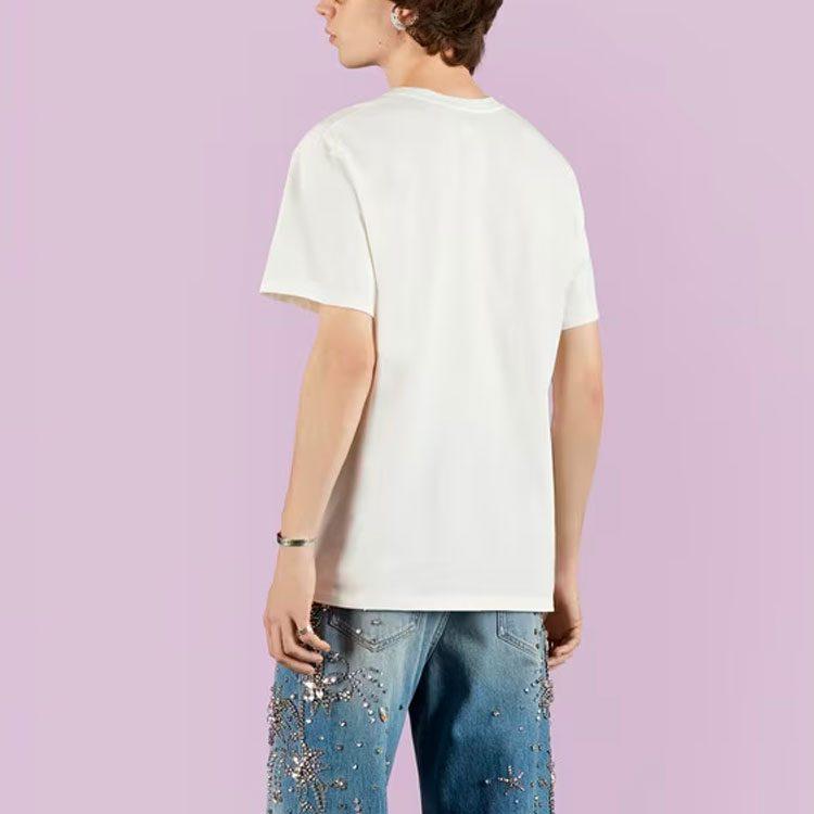 Previous Season Round Gg print T-shirt 548334-XJE7S-9095
