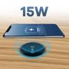 15W Built In Desktop Wireless Charger Desktop Furniture Embedded Fast Wireless Charger Charging Adapter For Phone 15