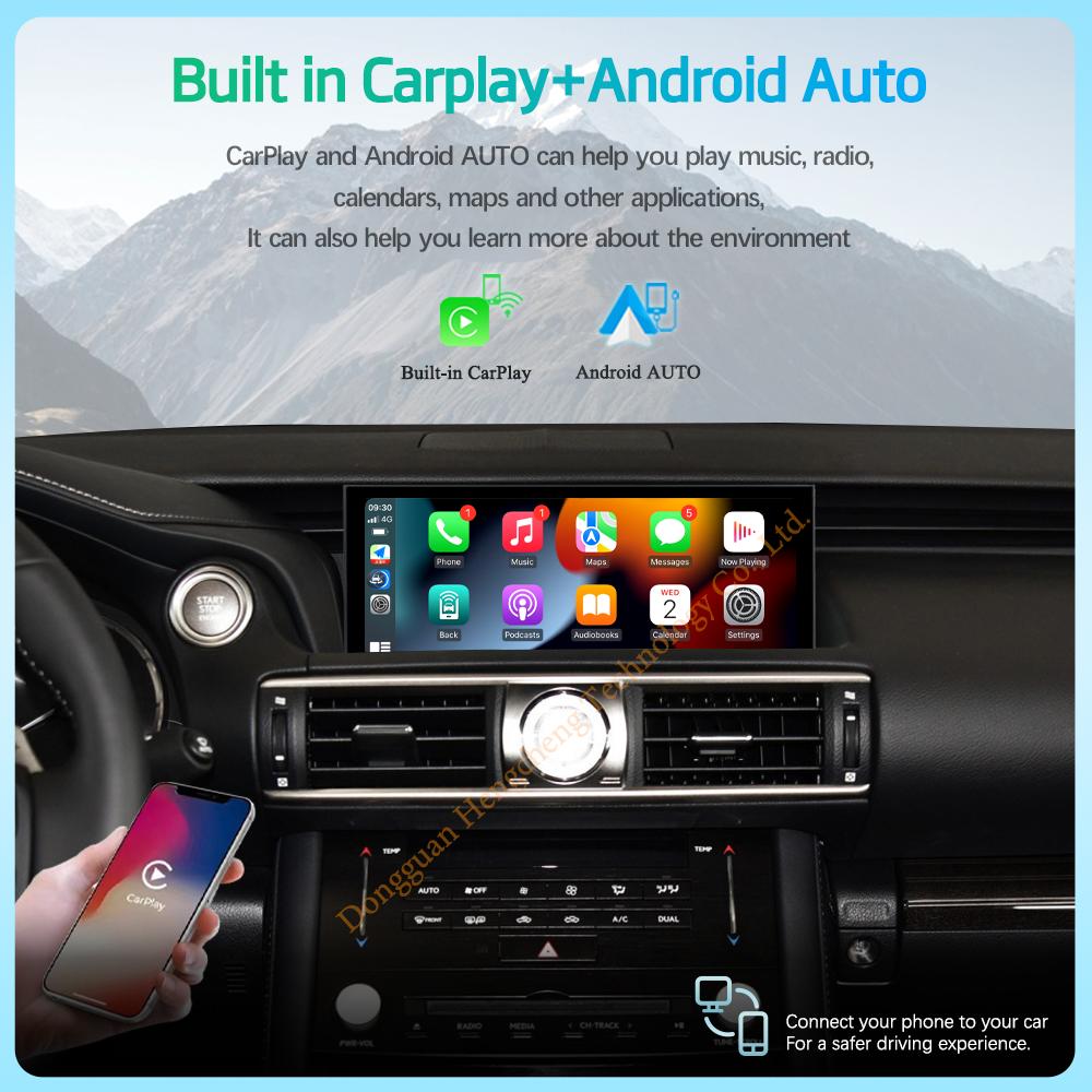 10,25" Pentru Lexus IS200/250/300/350 2013-2017 Radio cu Navigație GPS Android12 8+128G 8 Nuclee CarPlay 4G Gazdă Player Multimedia Auto