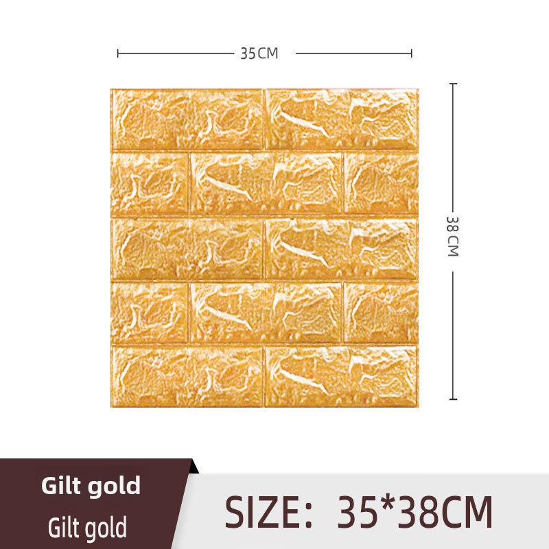 3D XPE Foam Self-Adhesive Brick Wall Stickers, 30x30cm, Small Size