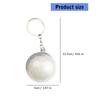 Realistic Table Tennis Keychain Acrylic Sports Design Lightweight Compact Engraving Option For Sports Enthusiasts