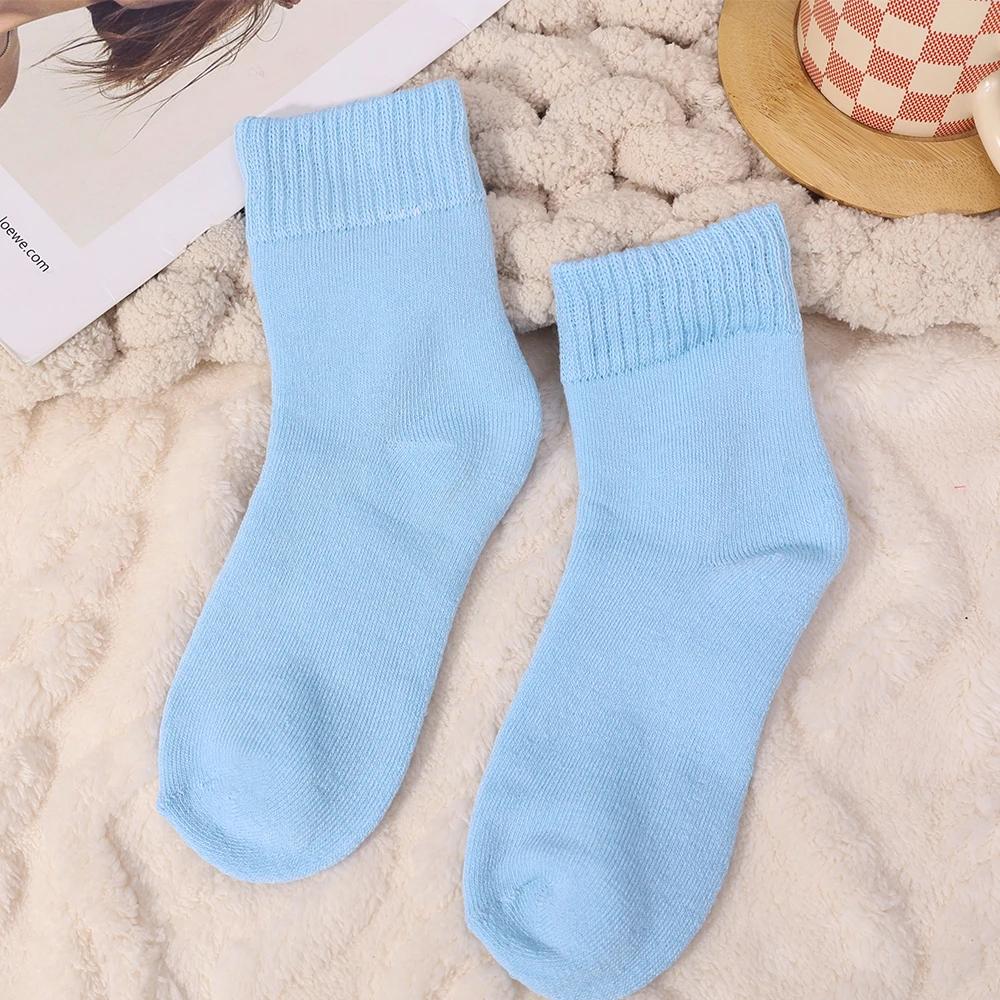 

Зимние толстые теплые носки шерстяные снежные Markron Color термо плюшевые мохнатые мягкие женские носки для девочек чулки утепленные носки для сна