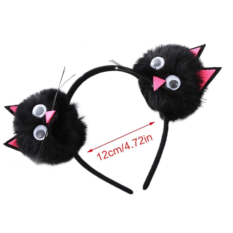 Versatile Halloween Cosplay 3D Pumpkin Bat Headband Women's Headpieces Decoration Hair Accessory Comfortable Wear