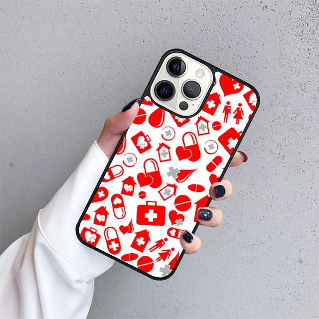 Medicine Health Heart new Nurse Medical Phone Case Cover For iPhone 17 Air 15 16 14 13 12 Pro Max 11 Pro Max Plus