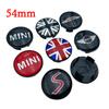 56mm/54mm 4szt. Nakładki na środek piasty koła samochodowego Odznaki Akcesoria Do MINI Cooper S Works JCW R55 R56 R50 R53 R60 R61 F54 F55 F56