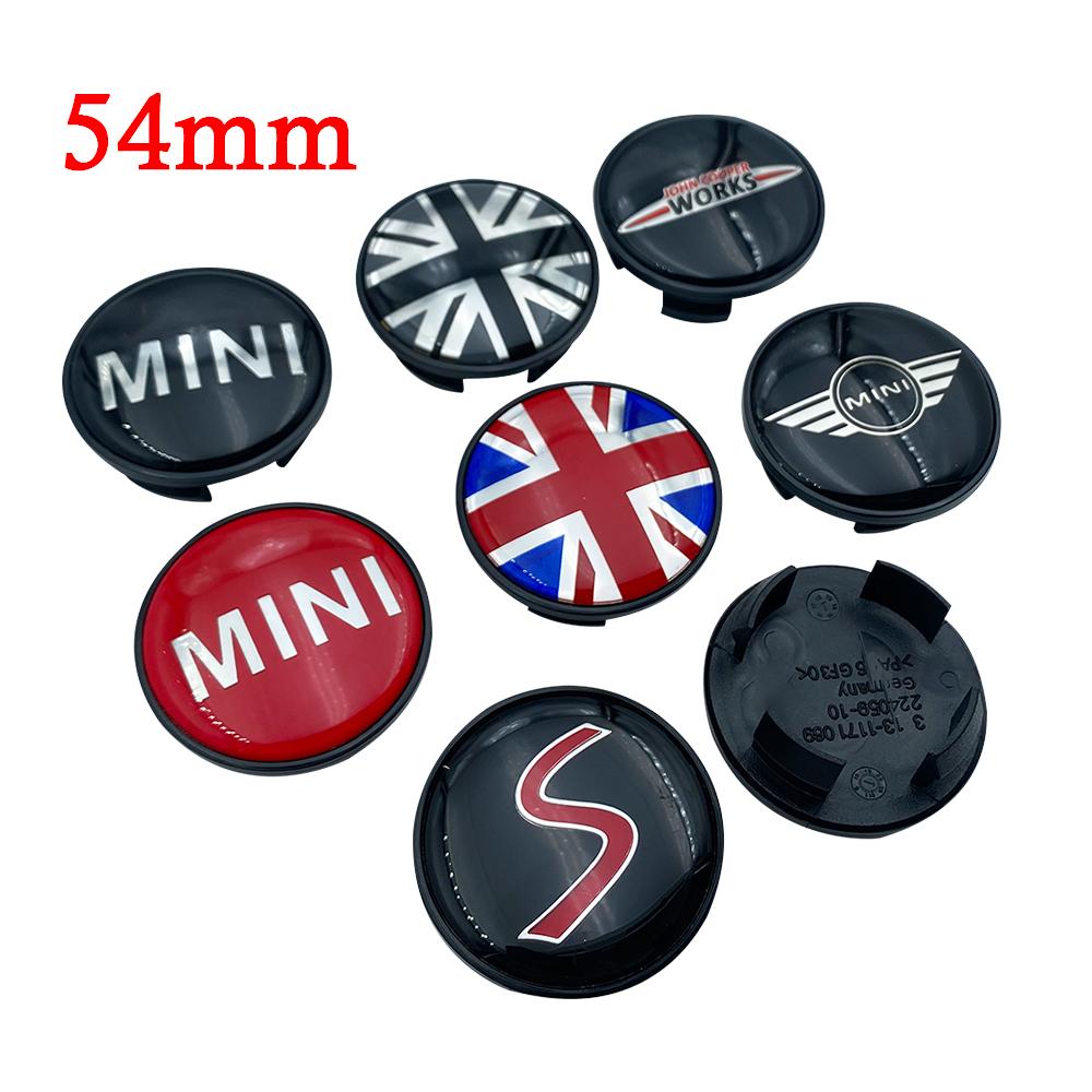 56mm/54mm 4szt. Nakładki na środek piasty koła samochodowego Odznaki Akcesoria Do MINI Cooper S Works JCW R55 R56 R50 R53 R60 R61 F54 F55 F56