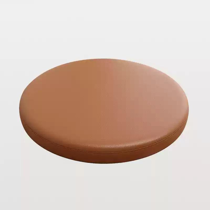 Circular Memory Cotton Pad Leather Cover Memory Cotton Dining Chair Cushion Bar Stool Cushion Putian Anti Slip Soft Seat Cushion