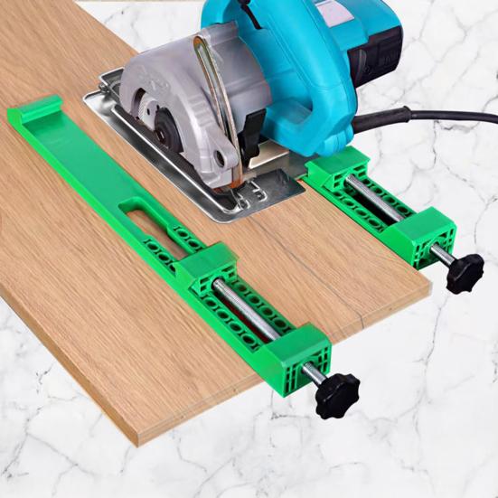 Saw Guide Adjustable Design Ergonomic Portable Universal Compatibility Circular Saw Quick Cutting Guide with Precision Clamp