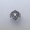 Adjustable Spider-Themed Mens Ring Copper Plated Punk Style Open Band Retro Fashion Accessory