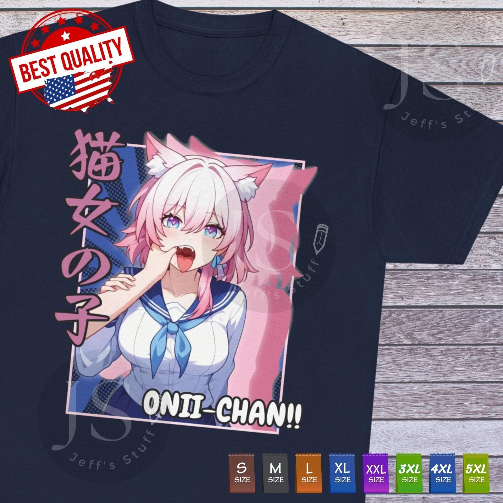 

Kawaii Waifu T Shirt Anime Manga Otaku Japanese Clothing Kawaii Sugoi Geek Tee 3XL
