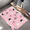 Whimsical Playful Nature Icons Carpet Yoga Living Room Room Decor Children's Crawling Mat Doormat Area Rug Games Mat