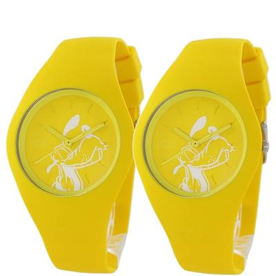 Ice Watch Pair Watch Storage Box Disney Collaboration Unisex Silicone 40mm Medium Wristwatch Yellow [Ice Watch] Men's Women's [Item] (No.5 Pair/Pluto)
