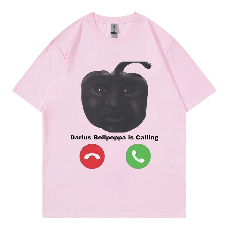 

Darius Bellpeppa está llaUnisexdo camisetas divertidas Meme moda de venta al por Unisexor tendencia Camiseta de Unisexga corta Camise 4XL