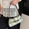 South Korea's New Niche Sweet Plaid College Style Underarm Bag Women's Fashion Casual Girl Style Versatile Shoulder Bag