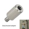 Stainless Steels  Lamp Stand Converter Portable Outdoor Camping  Light Bracket Adapter Camping Table Accessories