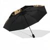 1pc Skull Leaves Fashionable Automatic Opening/Closing Folding Umbrella with 8 Bones, Windproof Portable, Daily Use82