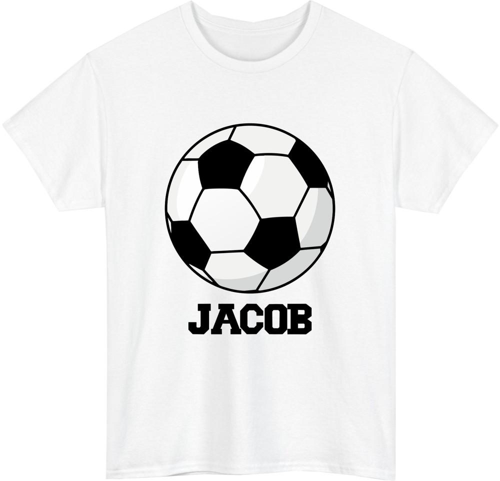 Personalised Soccer TShirt Custom Name Football Unisex Match Day Tee Top S