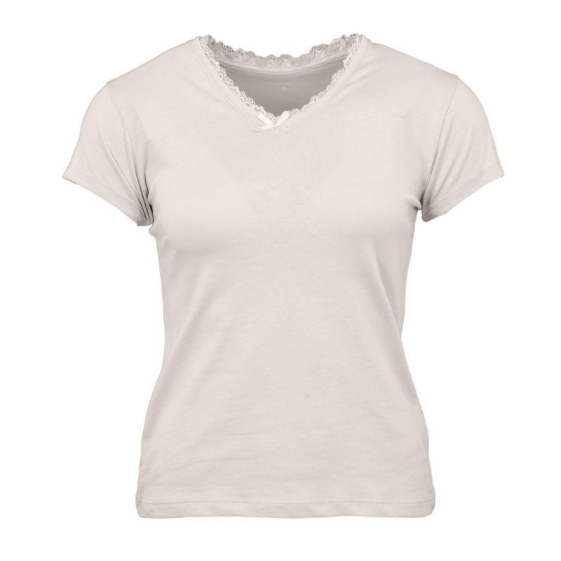 Tee shirt col v venezia avec dentelle Femme CHANTAL THOMASS