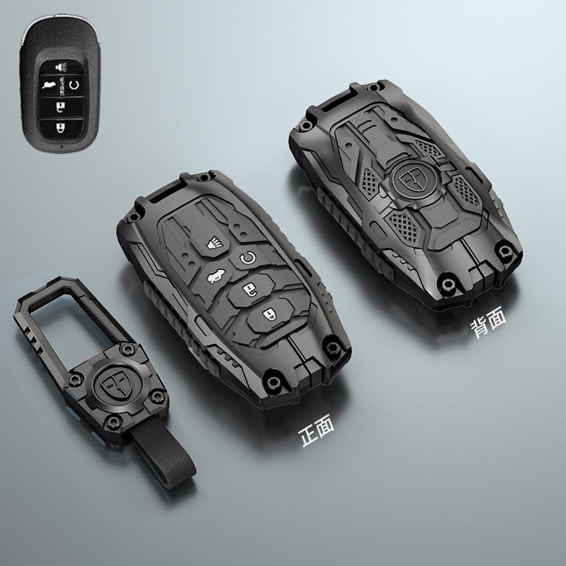 Car Key Case Cover Shell For Honda Civic Accord Hr-V Cr-V Crv   Protected Shell Fob Bag Keychain Accessories