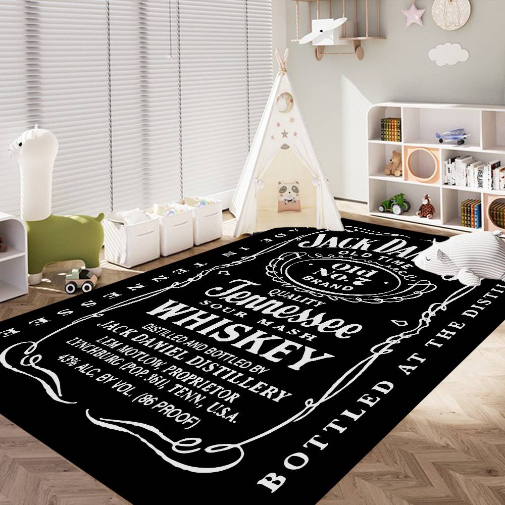 Brand J-Jack Daniel Luxury Entrance Door Mat Nordic Style Bedroom Living Room Doormat Home Balcony Anti-Slip Modern Home Decor