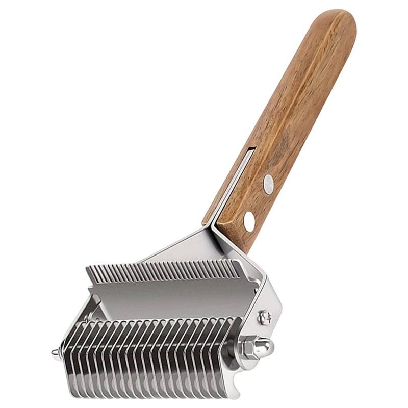 

ABWR-Dog Grooming Tools Pet Dematting Comb Brush Long & Medium Hair Cat Comb Pet Hair Remover