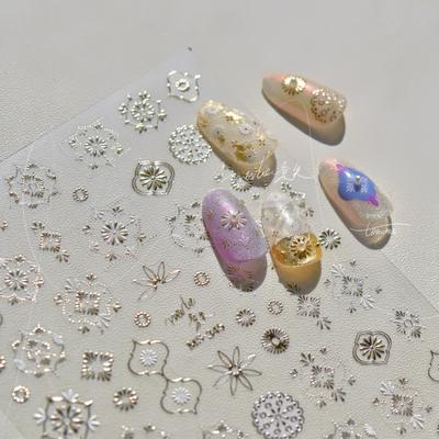 Bronzing Bohemian Nail Sticker DIY Making Creative Decorative Stickers