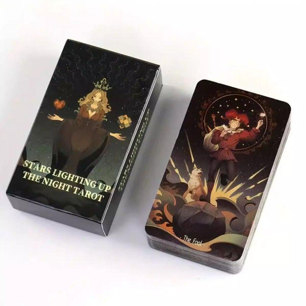 Night Sky Tarot Card Deck With Engaging Logic Puzzle For Game Night Entertainment