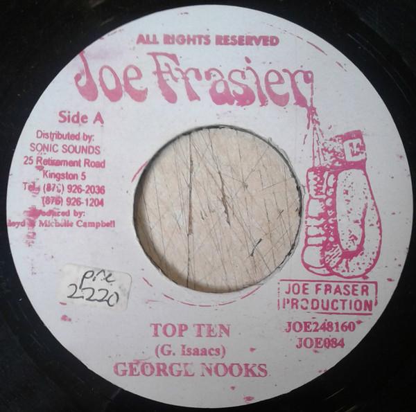 

7inch Record GEORGE NOOKS - Top Ten NONE Joe Frasier Jamaica Reggae, Ska & Dub Used