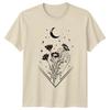 Celestial Hand Holding Flowers Moon Stars Magic TShirt Witchy Gift