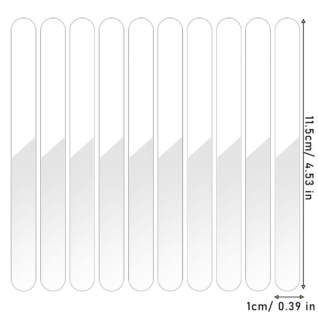 10/100pcs Acrylic Ice Cream Sticks Creamsicle Cakesicle Cake Candy Pop Sticks Reusable DIY Popsicle Crafts Kitchen Gadget Tools