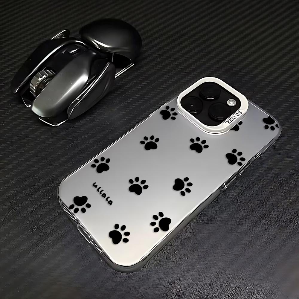 Cute Dog Paw Prin Phone Case For Xiaomi Redmi 15 14C 13C 12C 13 12 10 A1 A2 A3 A5 9T 9A K60 K40 4G 5G Anti Fall Matte Back Cover