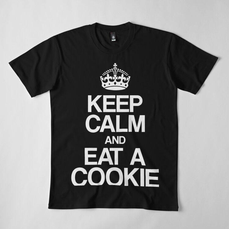 Buy Men's Premium Tshirt 200gsm Cotton Double Yarn Tees Keep Calm and