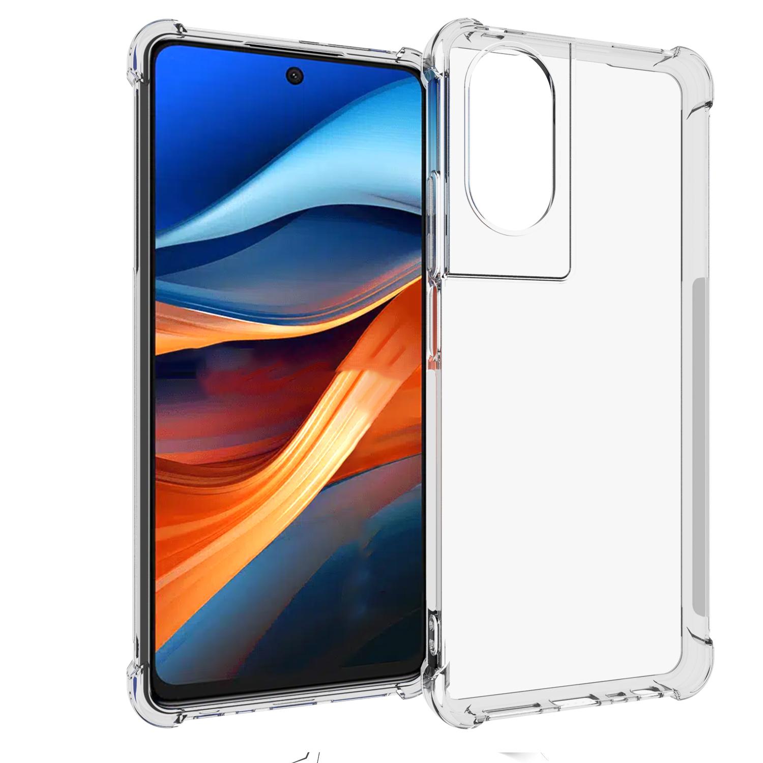 

For TCL 50 SE Slim-Fit Cell Phone Case HD Clear Four Corner Airbag Non-Slip TPU Phone Cover A