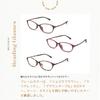 Reading Glasses Stylish Popular Degrees 0 75 Blue Light Cut Women Light Light Cute Smartphone Soft Frame Easy Popular Ladies Thin [MIDI MIDI] 0.5