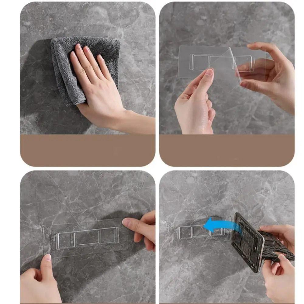 Wall Mounted Bathroom Storage Rack Creative Lotion Dispenser Holder  Bathroom Supplies