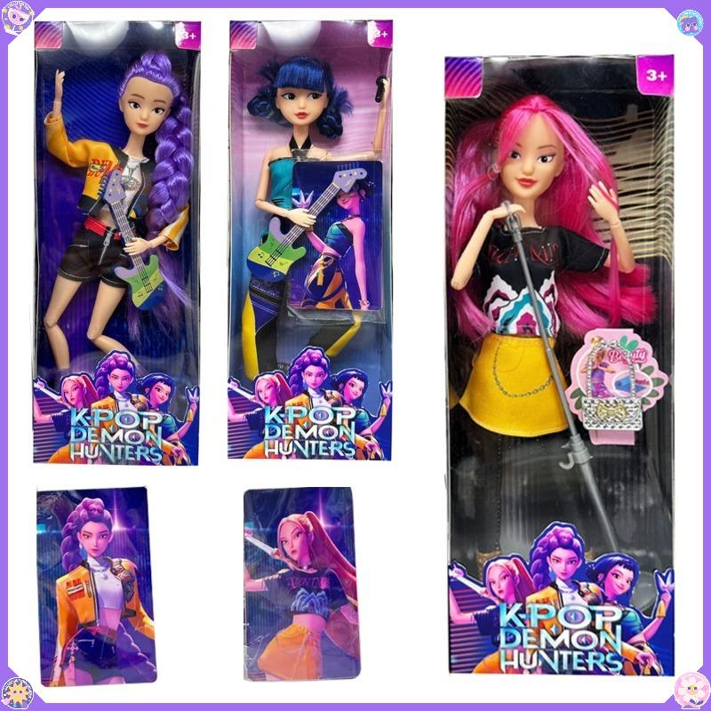 Puppenspielzeug Kpop Dämonenjäger Actionfigur Spielzeug Rumi Mira Zoey Schöne Prinzessin Baby Mädchen Puppen Plastik DIY Spielzeug für Mädchen