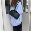 Large Capacity Underarm Bag Korean Style Female Handbag Portable Boston Bag Girls