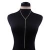 Multilayer Full Rhinestone Pendant Necklace Thick Women Statement Jewelry Gift
